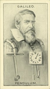 Galileo, kyvadlo (litografie) od English School