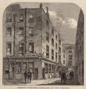 Garraways Coffee House, Change Alley od English School