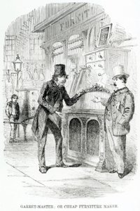 Garret-Master, nebo levný výrobce nábytku, c.1840 od English School