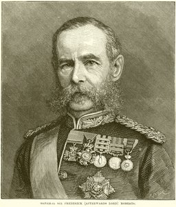 Generál Sir Frederick (Afterwards Lord) Roberts od English School