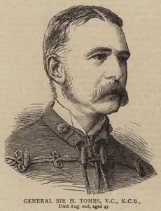 Generál Sir H. Tombs, VC, KCB (rytina) od English School