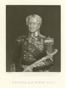 Generál Sir Robert Sale od English School