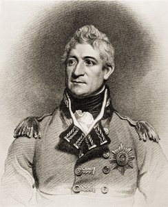 Generál Sir Thomas Picton (1758-1815) (litho) od English School