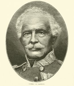 Generál von Hartmann, říjen 1870 od English School