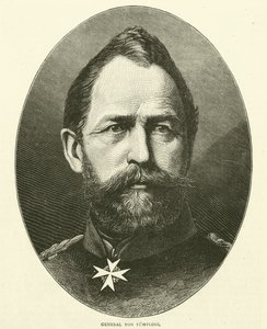 Generál von Tumpling, prosinec 1870 od English School