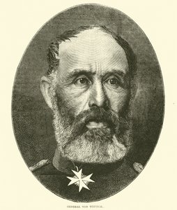 Generál von Wittich, říjen 1870 od English School