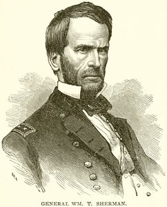 Generál WM. T. Sherman od English School