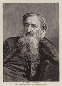 Generál William Booth, britský zakladatel Armády spásy (litho) od English School