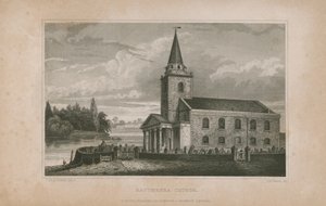 Celkový pohled na kostel Battersea od English School