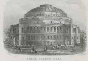Celkový pohled na Royal Albert Hall od English School