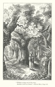 Geoffrey Chaucer (rytina) od English School