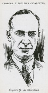 Geoffrey de Havilland , anglický letec a letecký konstruktér a výrobce od English School