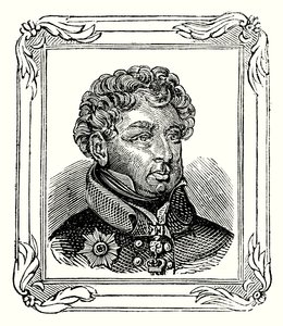 Jiří August Fridrich IV., syn Jiřího III., se narodil 12. srpna 1762, byl prohlášen 31. ledna 1820 a korunován 19. července 1821 (rytina). od English School