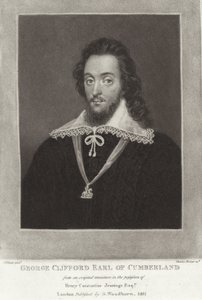 George Clifford hrabě z Cumberlandu od English School