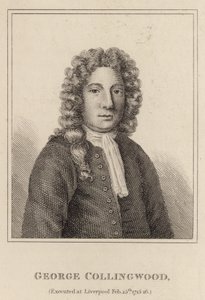 George Collingwood, popraven v Liverpoolu 25. února 1715-16 od English School