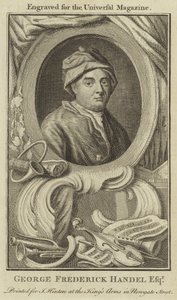George Frederick Handel Esquire od English School