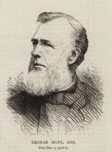 George Hope, Esquire (rytina) od English School