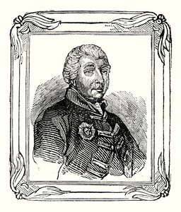 George III, vnuk George II se narodil 1738; r. 1760 korunován; a zemřel v roce 1820 (rytina) od English School
