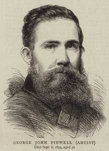 George John Pinwell, umělec (rytina) od English School