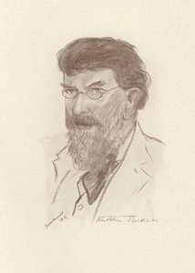 George William Russell , irský nacionalistický spisovatel a malíř od English School