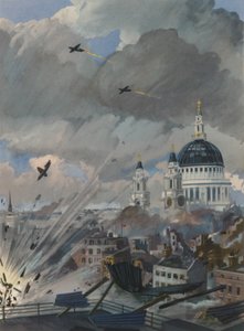 Německé bomby V-1 letící nad Londýnem, 2. světová válka od English School