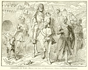 Němci ve válce - Henry Lion v Bardewicku od English School