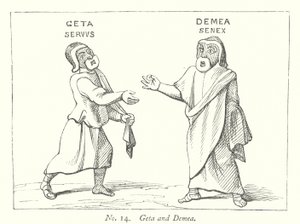 Geta a Demea (rytina) od English School
