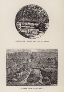 Giggleswick, Ebbing a tekoucí studny (rytina) od English School