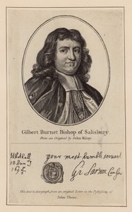 Gilbert Burnet, biskup ze Salisbury od English School