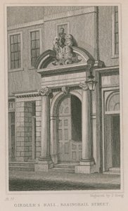 Girdlers Hall, Basinghall Street, Londýn od English School