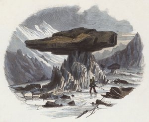 Glacier Tables (barevné rytí) od English School