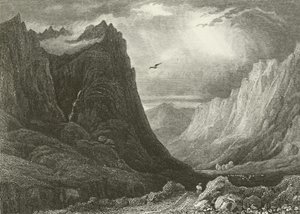 Glencoe, dívá se do průsmyku od English School
