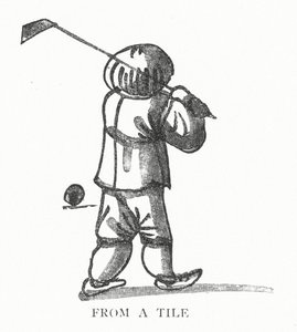 Golf: Z dlaždice (litho) od English School