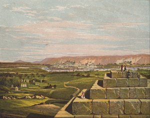 Goshen, Egypt (barevná litografie) od English School