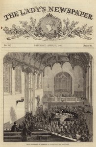 Velká konference disidentů v Crosby Hall, Londýn, 1847 od English School