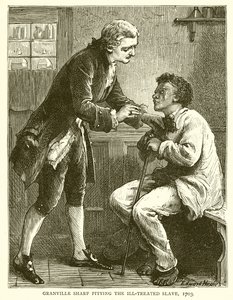 Granville Sharp lituje špatně léčeného otroka, 1703 od English School
