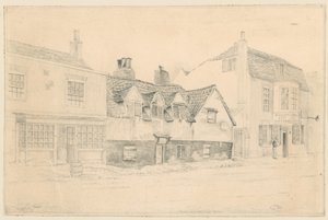 Gravel Pit Alms Houses, Notting Hill Gate, Londýn od English School