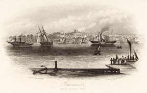 Gravesend z Tilbury Fort od English School