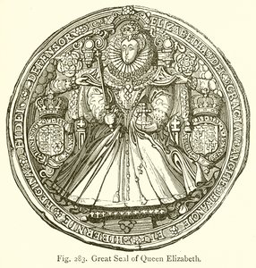 Velká pečeť královny Alžběty od English School