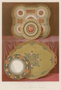 Skupina z The Royal Porcelain Manufactory, Kodaň od English School