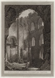 Gundulphs Tower, Rochester Castle od English School