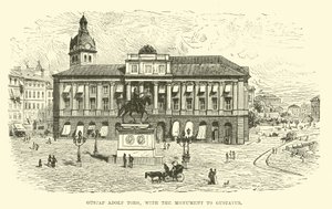 Gustaf Adolf Torg s pomníkem Gustava od English School