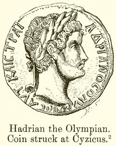 Hadrián olympionik. Mince udeřila na Cyzicus od English School