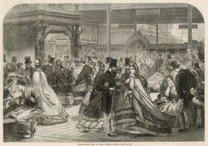 Den půlkoruny na mezinárodní výstavě 1862 od English School