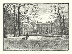 Ham House (rytina) od English School