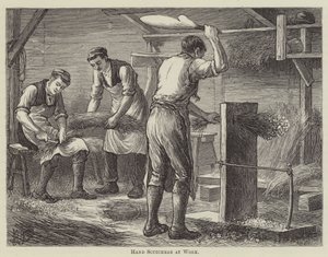 Ruční řezačky v práci (rytí) od English School