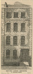 Londýnská rezidence Handels, Brooke Street 57 od English School