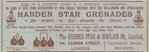 Harden Star Grenades, reklama od English School