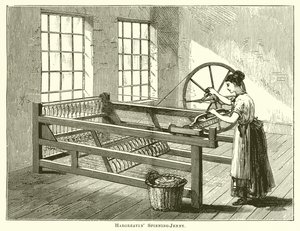 Hargreaves Spinning-Jenny od English School