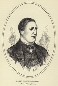 Harry Broome, šampión, z tisku od Moora od English School